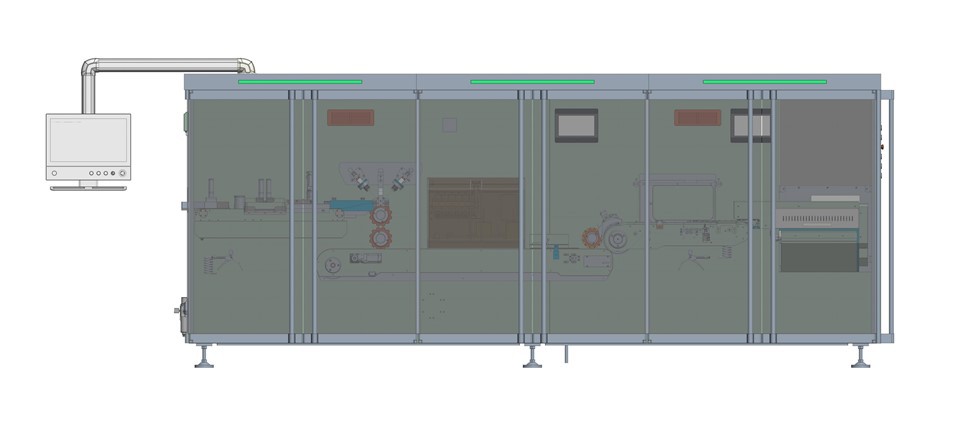 Máquina de impresión de inyección de tinta de viales